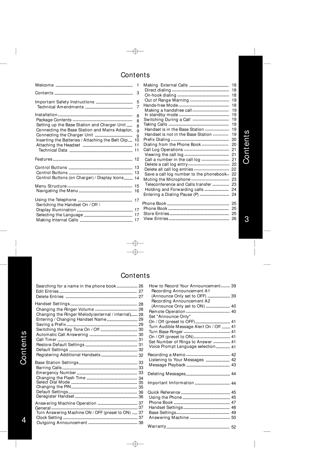 Motorola ME4067 Series manual Contents 