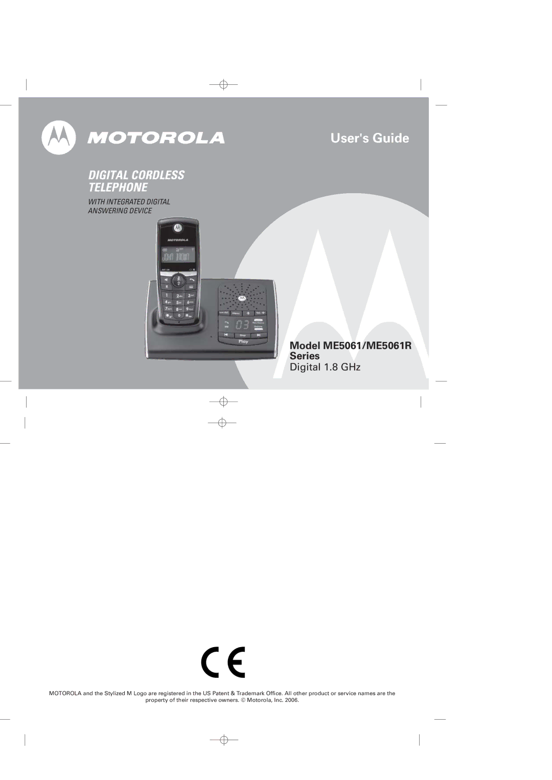 Motorola ME5061/ME5061R manual Users Guide 