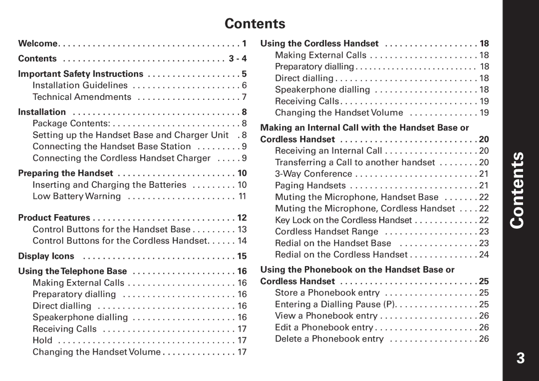 Motorola ME6091 manual Contents 