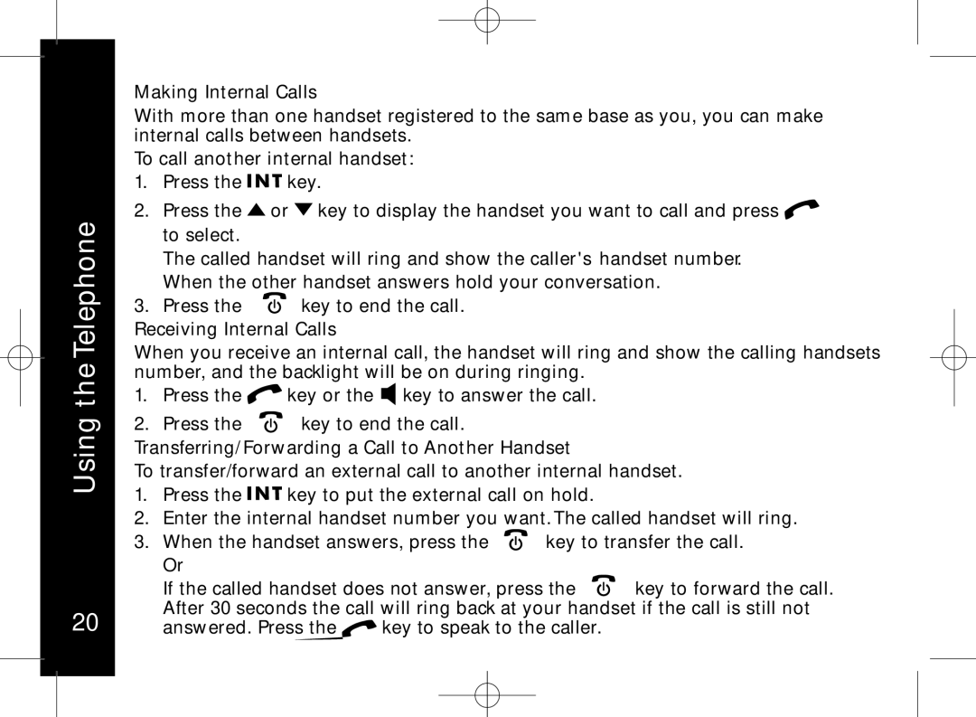 Motorola ME7158 manual Making Internal Calls, To call another internal handset, Receiving Internal Calls 