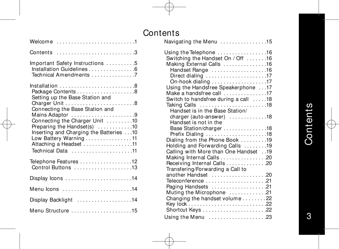 Motorola ME7158 manual Contents 