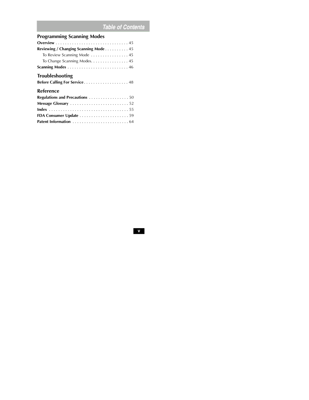 Motorola MicroTAC owner manual Programming Scanning Modes, Troubleshooting, Reference, Reviewing / Changing Scanning Mode 