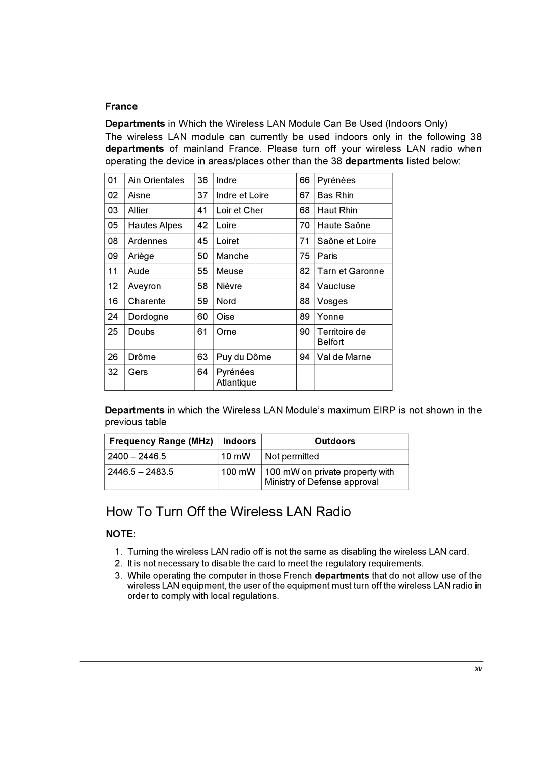 Motorola ML910 owner manual How To Turn Off the Wireless LAN Radio 