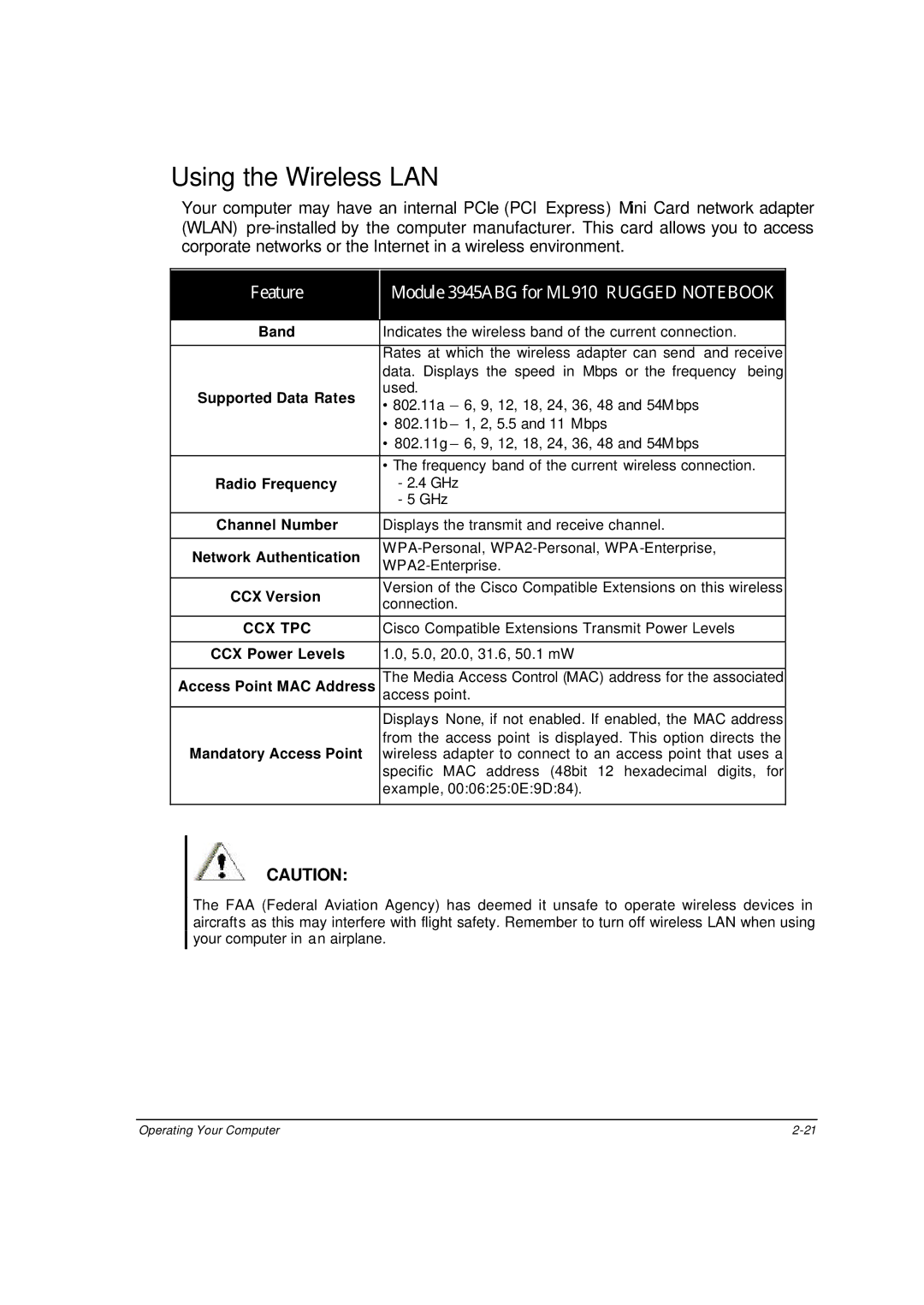 Motorola ML910 owner manual Using the Wireless LAN, 莈麢鱹觕 