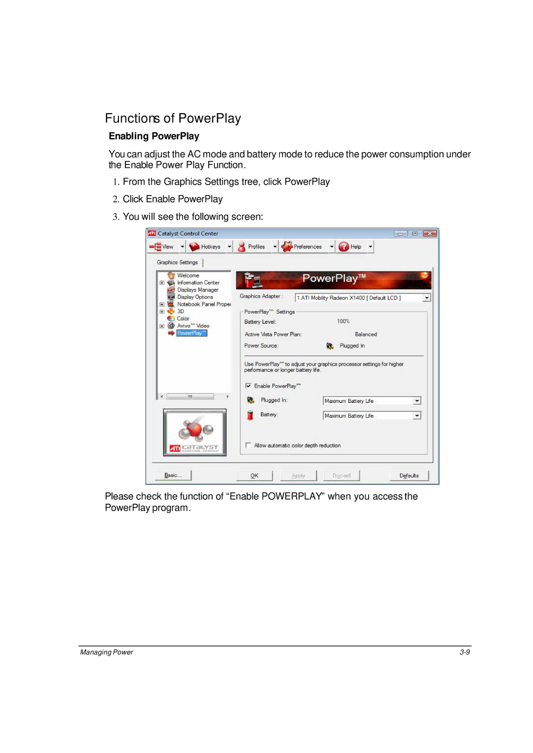 Motorola ML910 owner manual Functions of PowerPlay, Enabling PowerPlay 