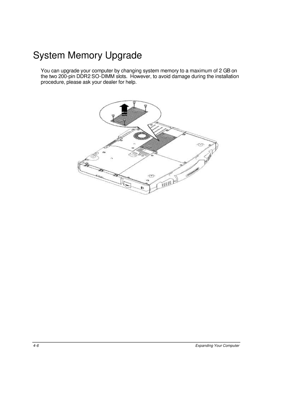 Motorola ML910 owner manual System Memory Upgrade 