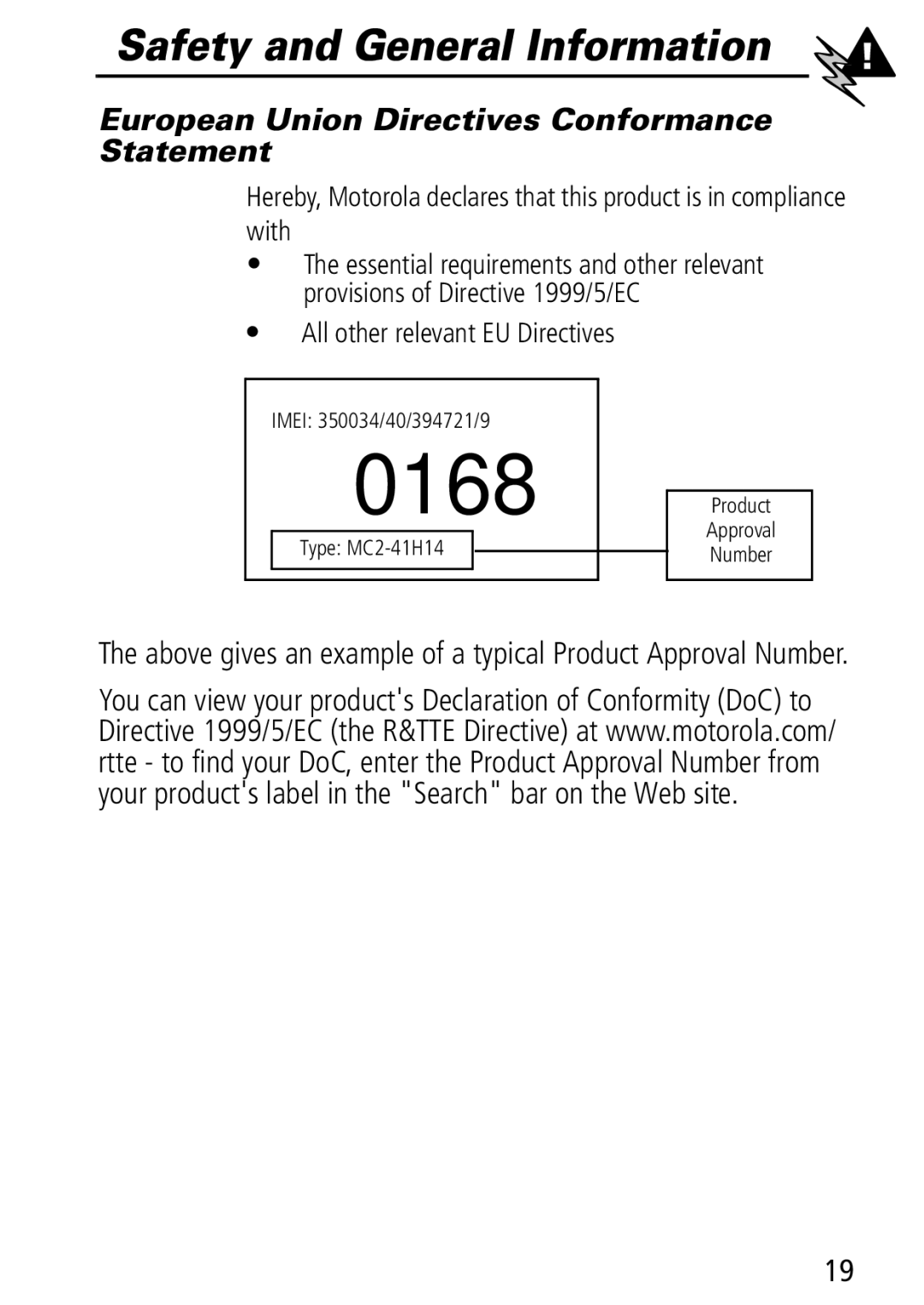 Motorola Moto Q manual 0168 