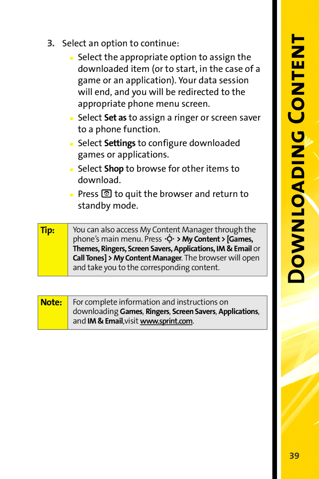 Motorola MOTORAZR V9m manual Take you to the corresponding content 