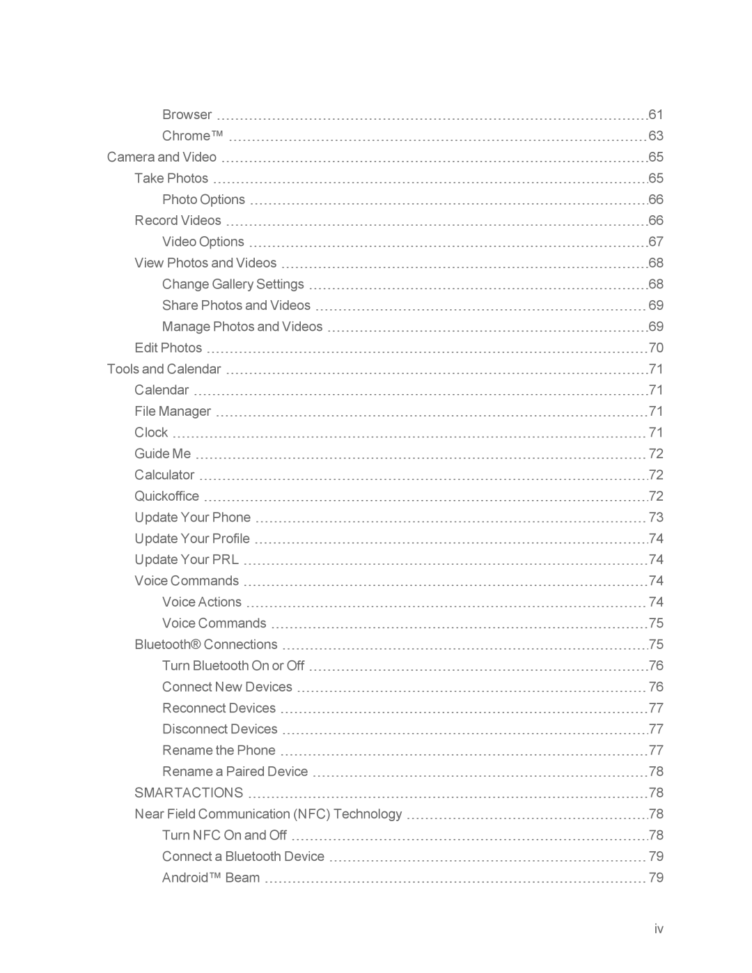 Motorola MOTOXT897 manual Smartactions 