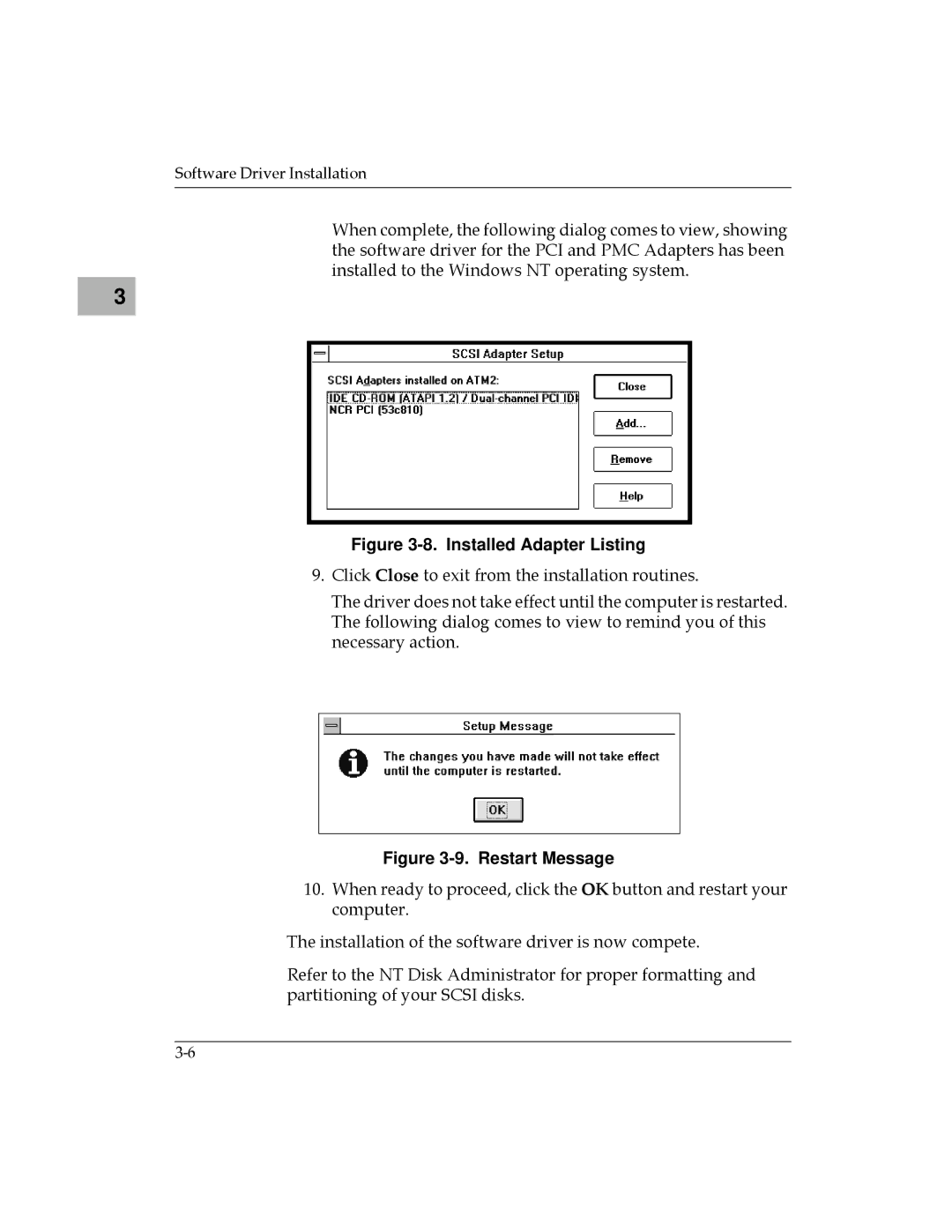 Motorola MPMC101 user manual Restart Message 