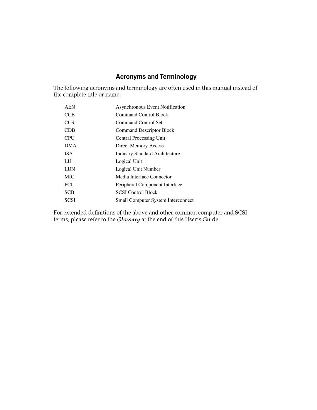 Motorola MPMC101 user manual Acronyms and Terminology 