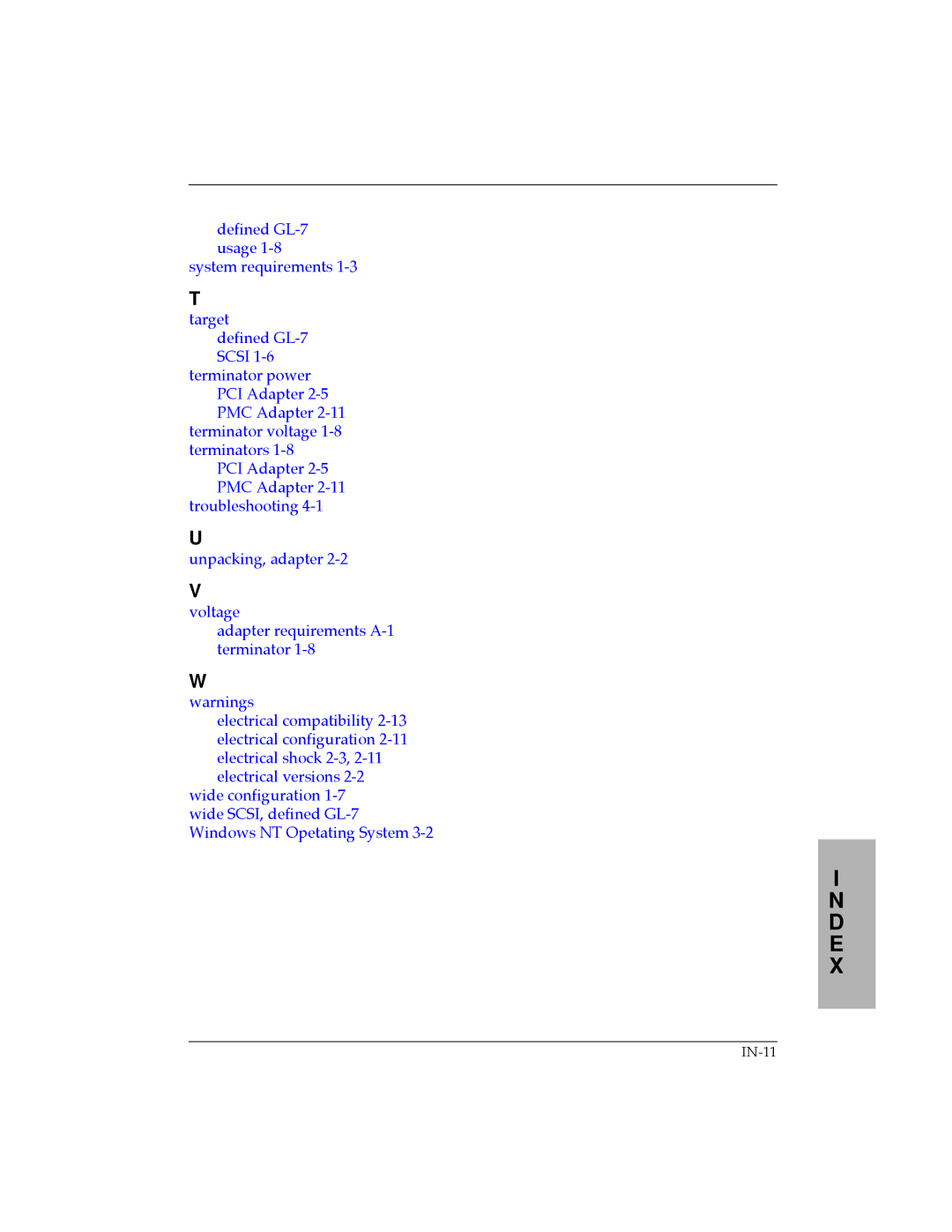 Motorola MPMC101 user manual IN-11 