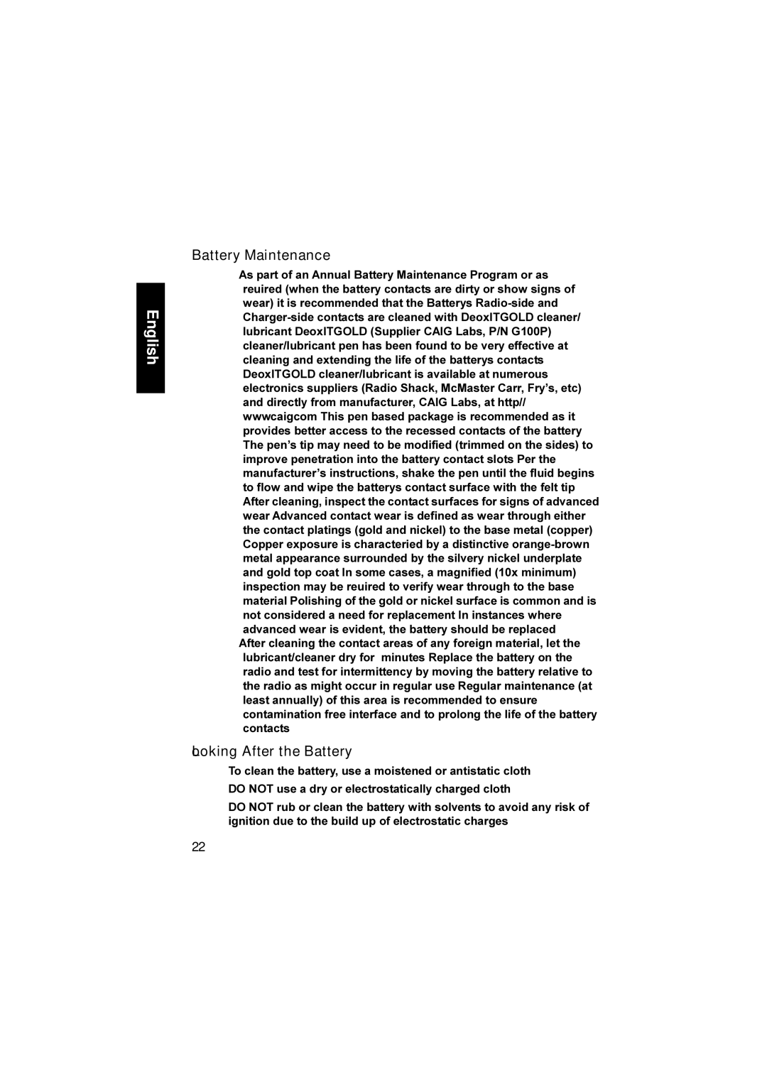 Motorola MTP810 EX, MTP850 EX manual Battery Maintenance, Looking After the Battery 