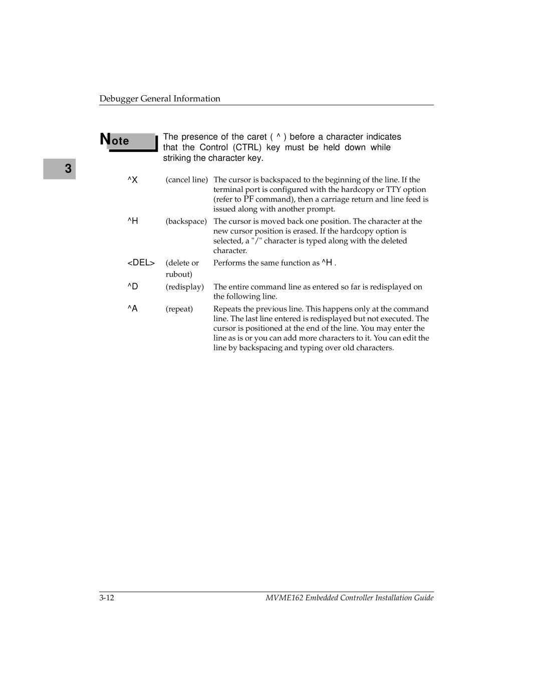 Motorola MVME162 manual Del 