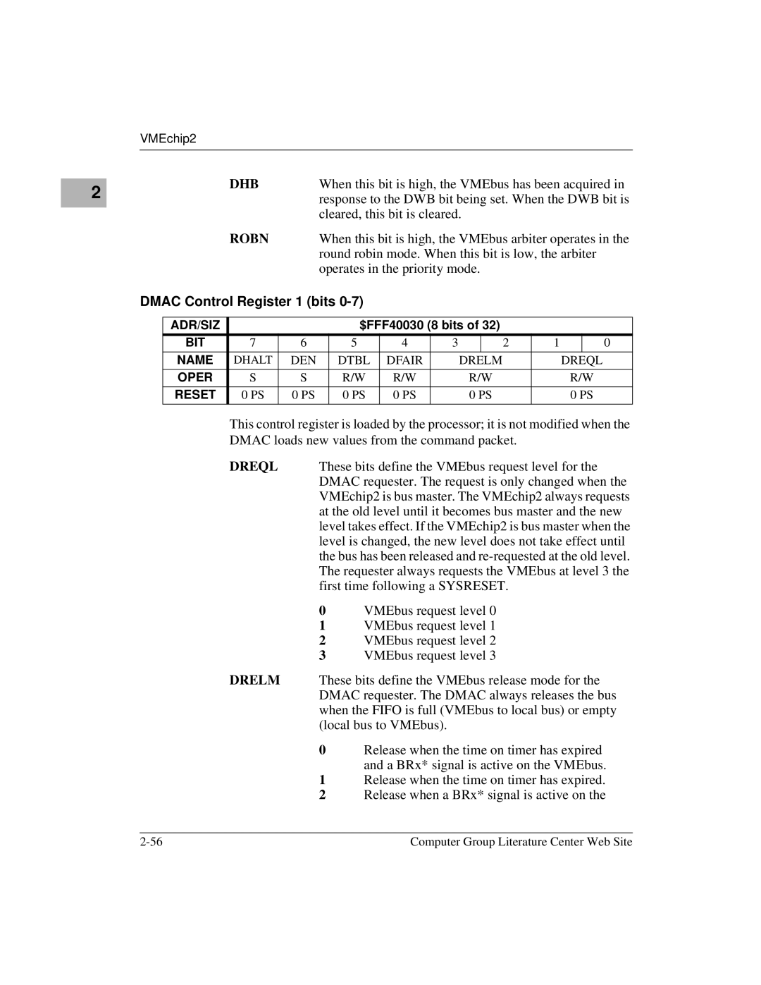 Motorola MVME172 manual Dhb, Robn 