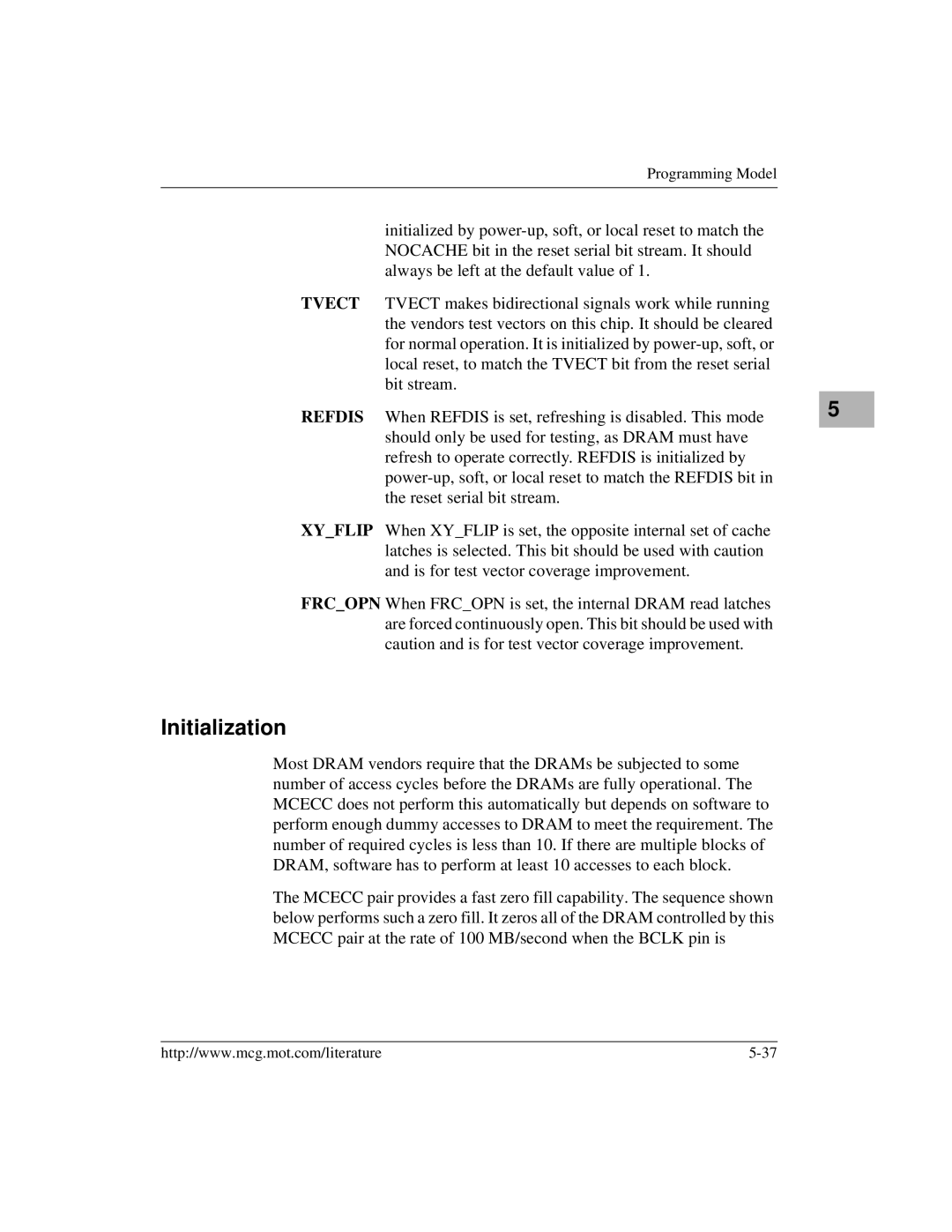 Motorola MVME172 manual Initialization 