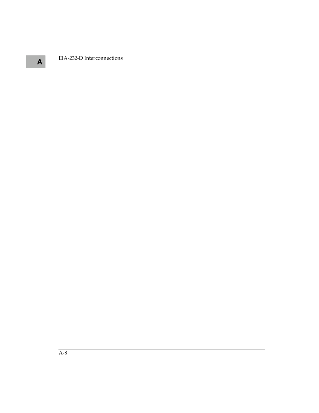 Motorola MVME177 manual EIA-232-D Interconnections 