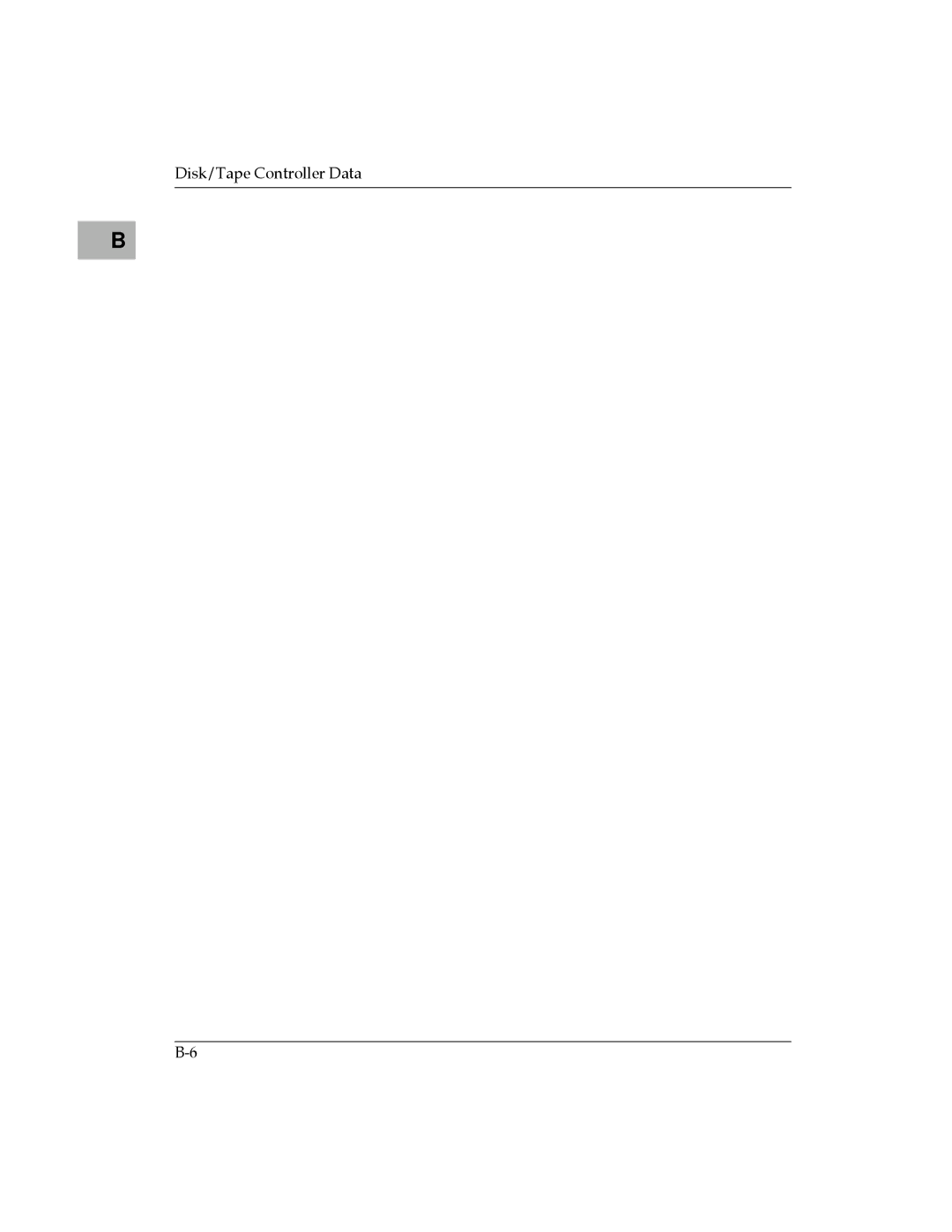 Motorola MVME187 manual Disk/Tape Controller Data 