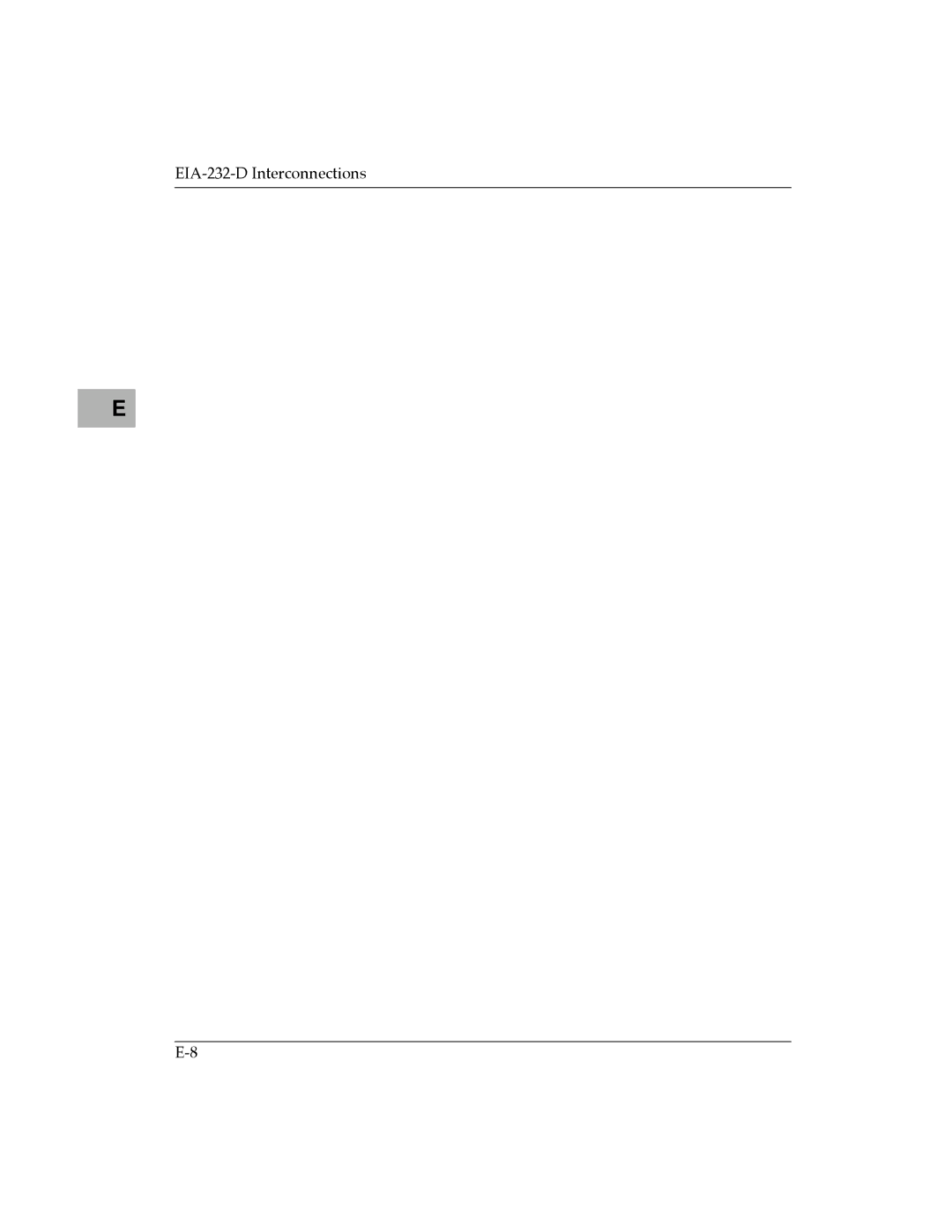 Motorola MVME187 manual EIA-232-D Interconnections 