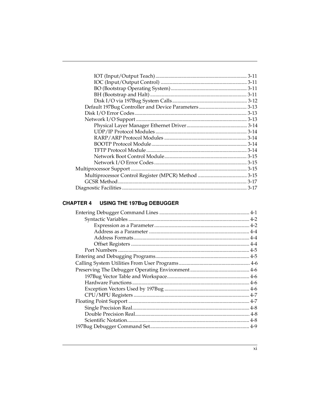 Motorola MVME197LE manual Using the 197Bug Debugger 