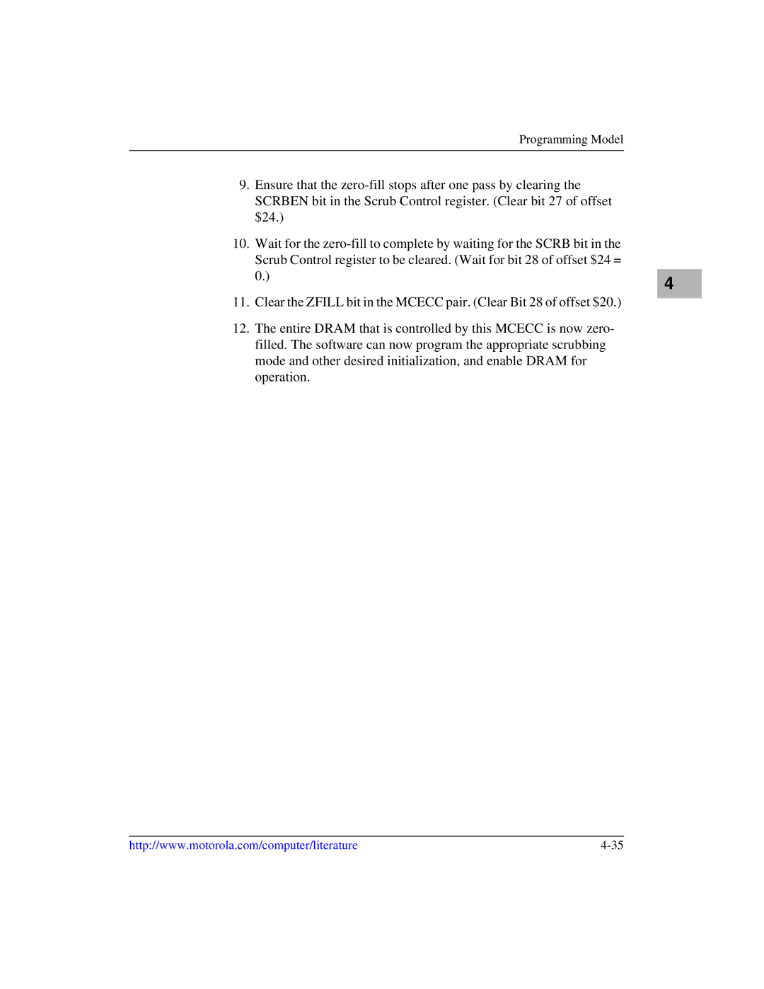 Motorola MVME1X7P manual Programming Model 