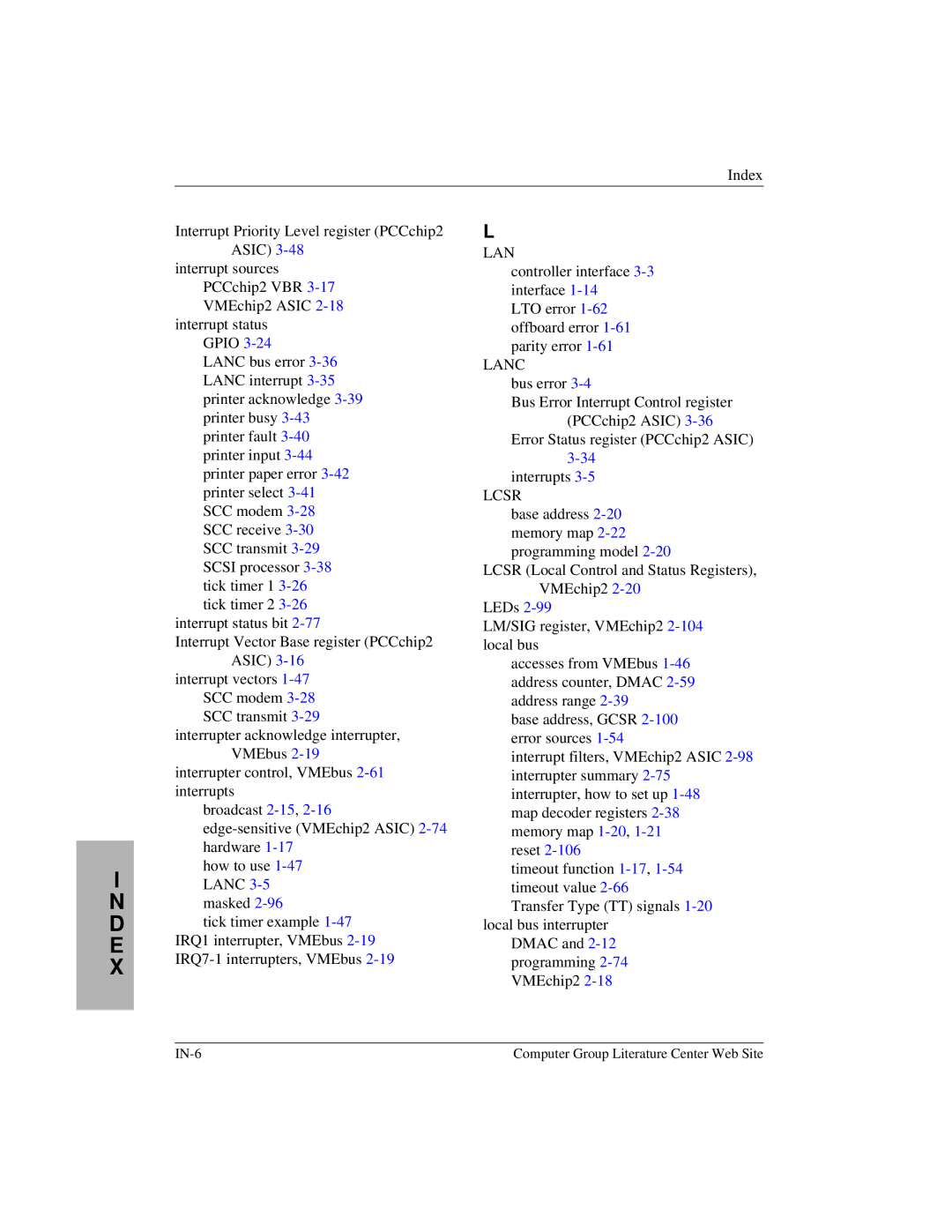 Motorola MVME1X7P manual Lan 