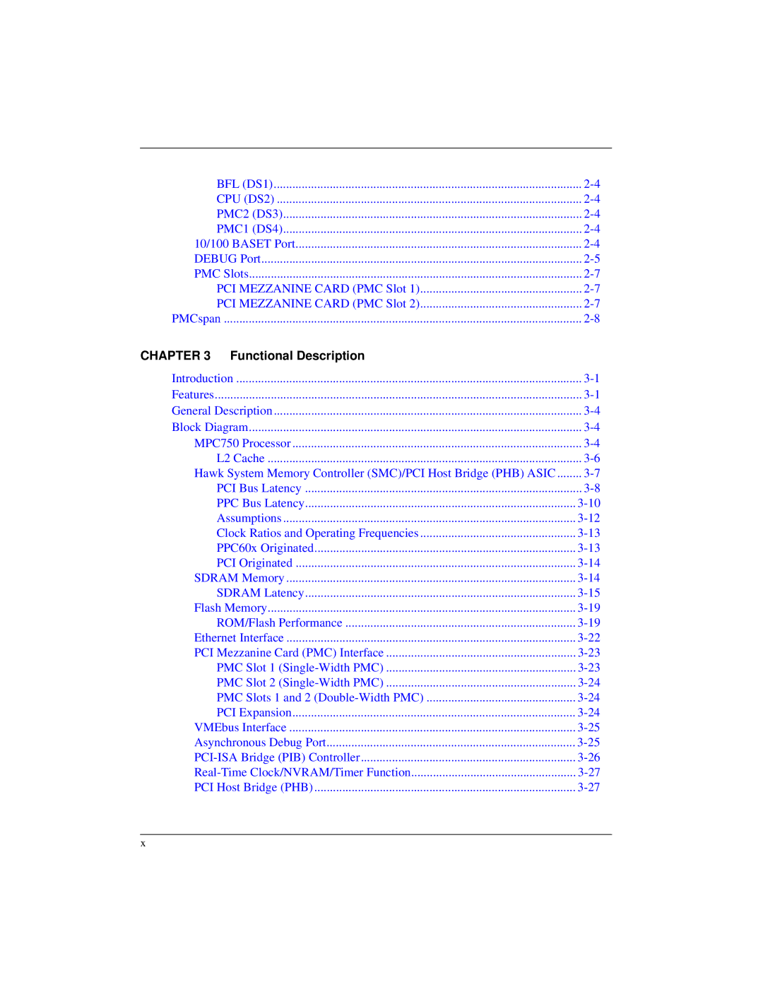 Motorola MVME2400 manual Functional Description 