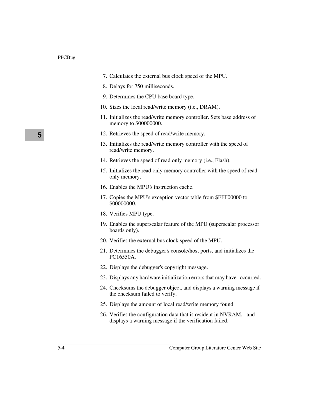 Motorola MVME2400 manual PPCBug 