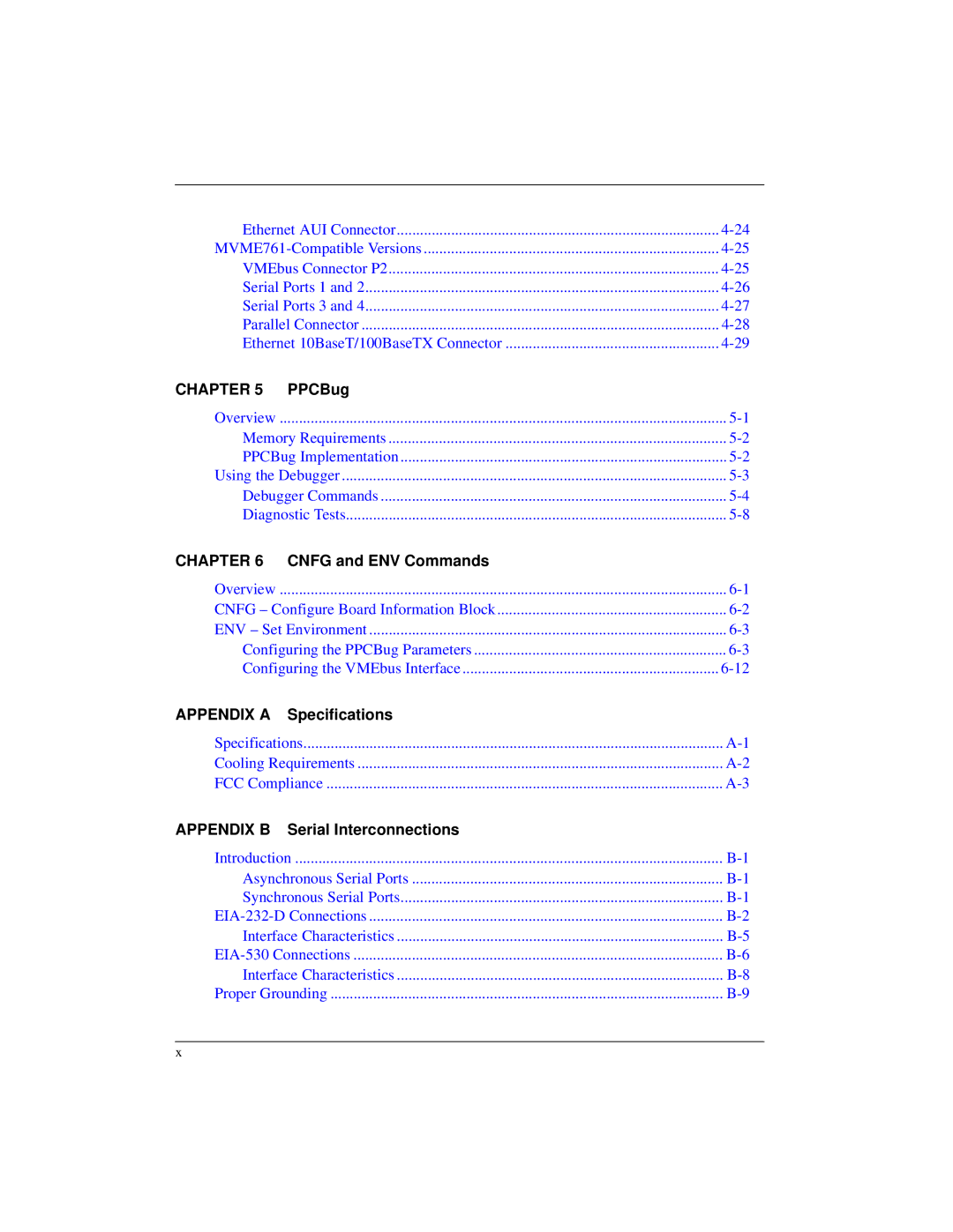 Motorola MVME2600 manual Appendix a 