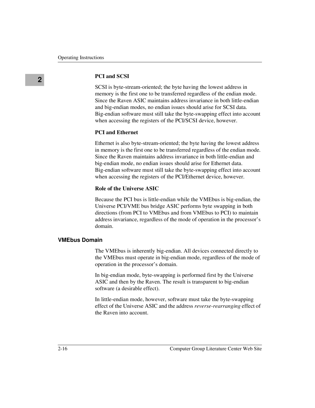 Motorola MVME2600 manual PCI and Scsi, VMEbus Domain 