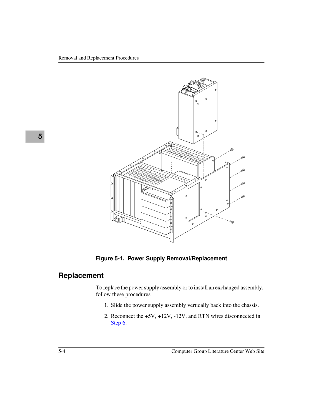 Motorola MVME956UM2, MVME956AC user manual Power Supply Removal/Replacement 