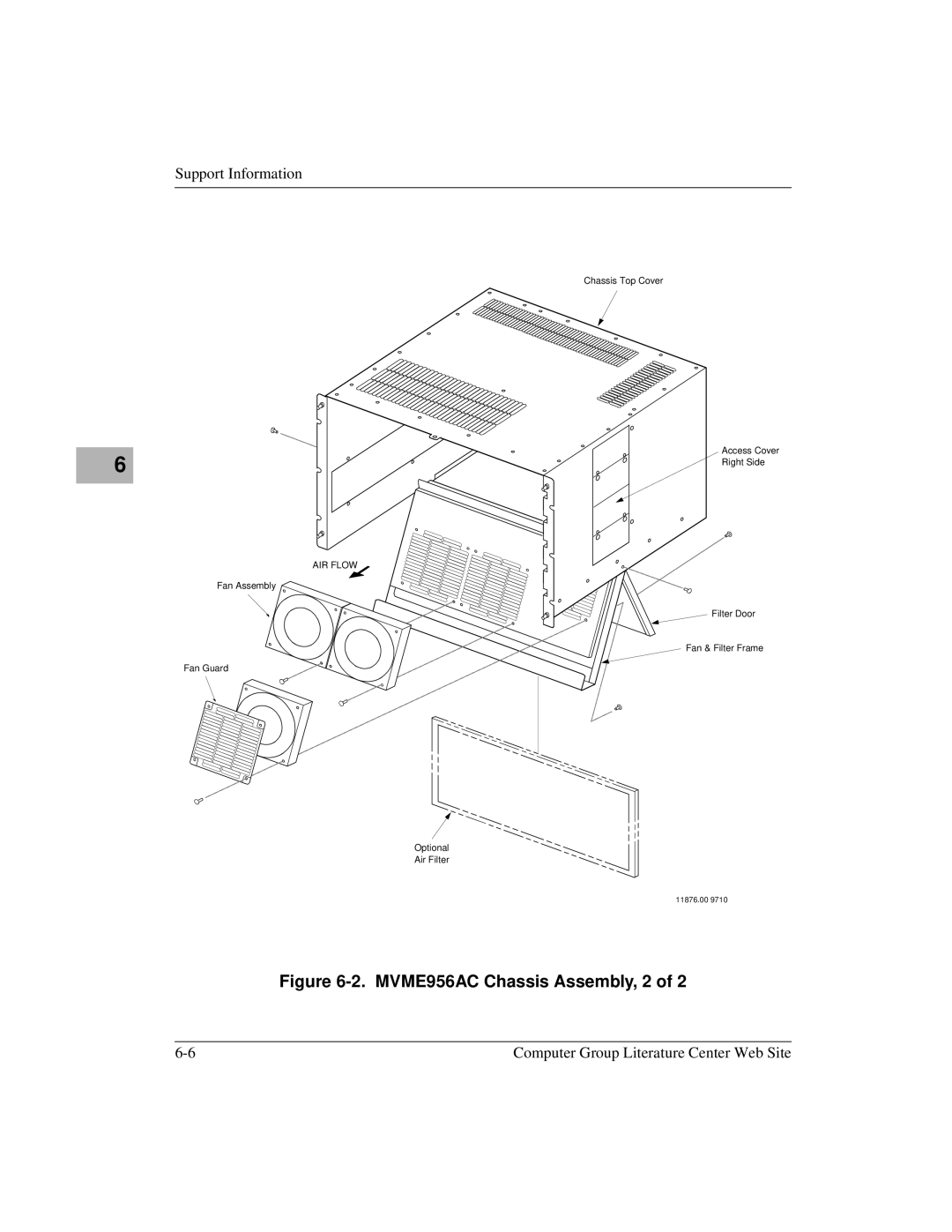 Motorola MVME956UM2 user manual MVME956AC Chassis Assembly, 2 