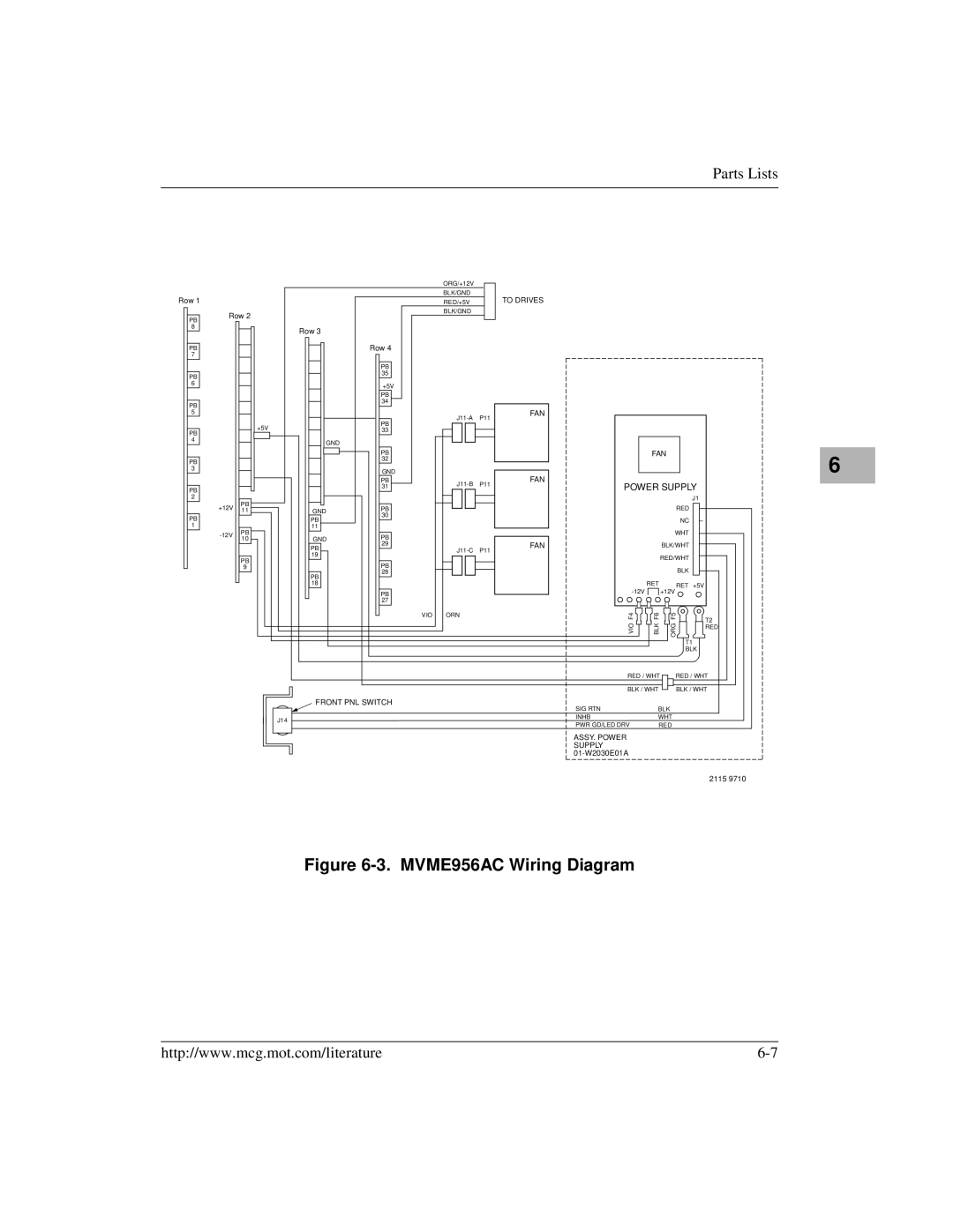 Motorola MVME956UM2 user manual MVME956AC Wiring Diagram 