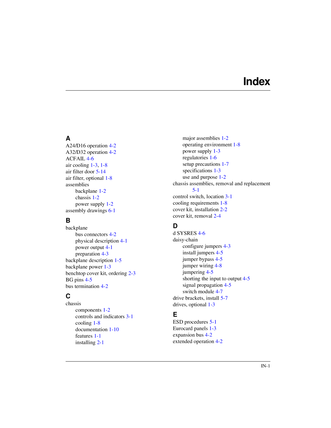 Motorola MVME956UM2, MVME956AC user manual Index 