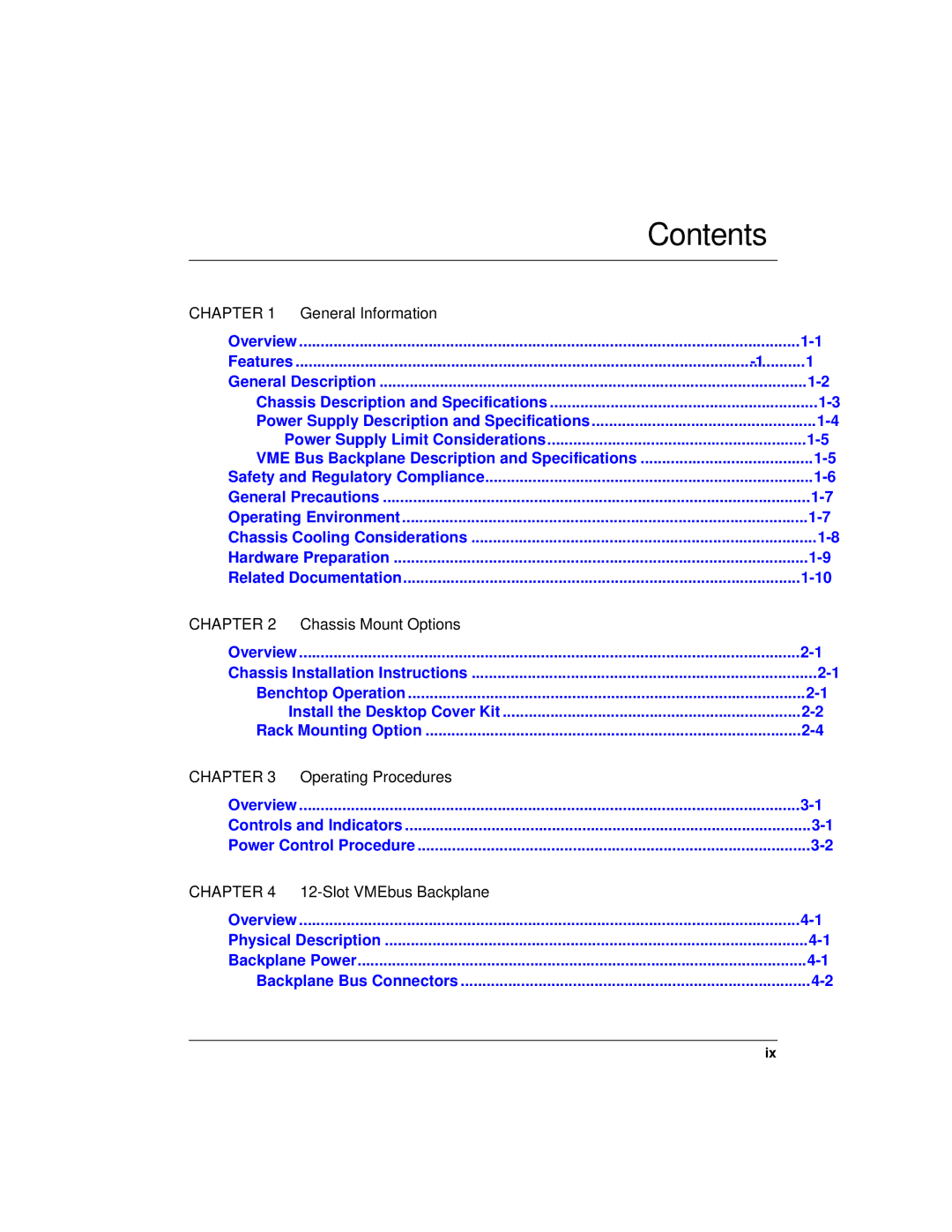 Motorola MVME956UM2, MVME956AC user manual Contents 