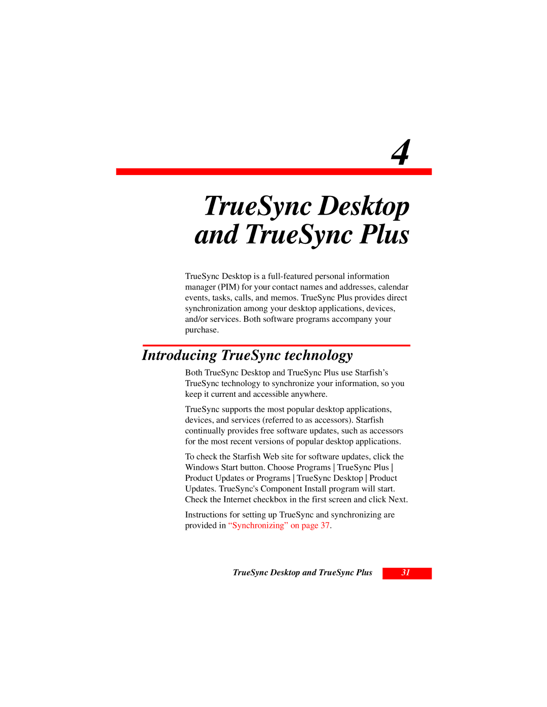 Motorola Organizer manual TrueSync Desktop and TrueSync Plus 