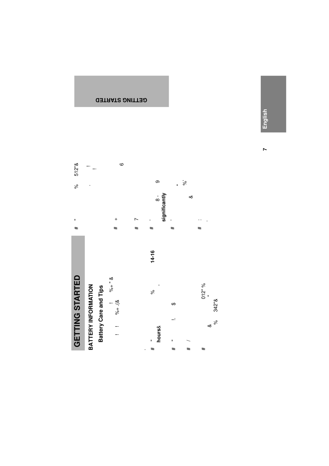 Motorola P040 manual Getting Started, Battery Information, Battery Care and Tips 