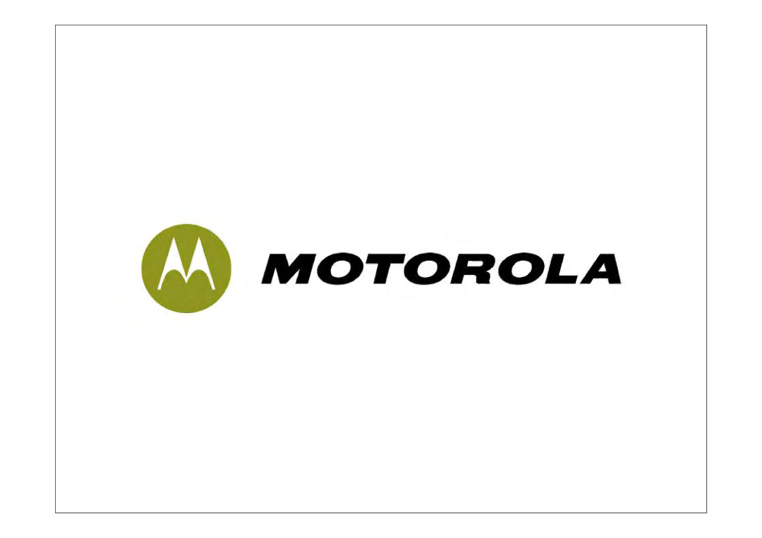 Motorola manual P100 Series 