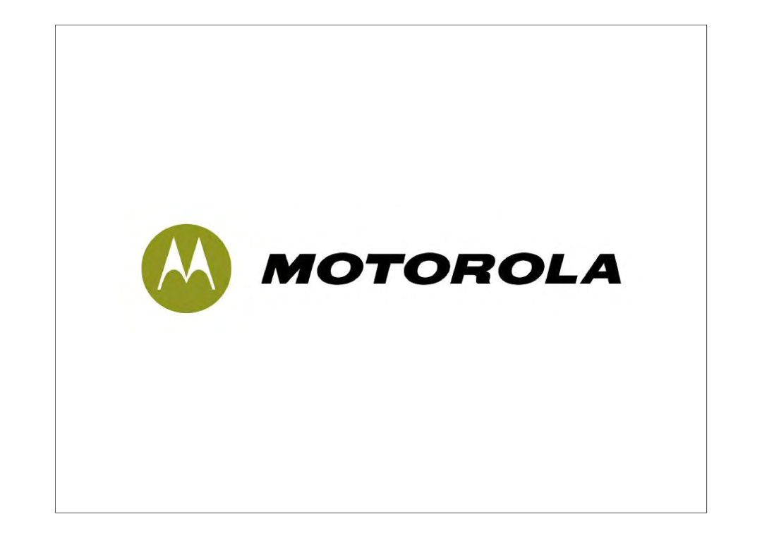 Motorola manual P100 Series 
