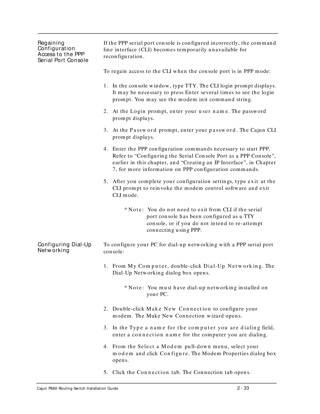 Motorola P880 manual Configuring Dial-Up Networking 