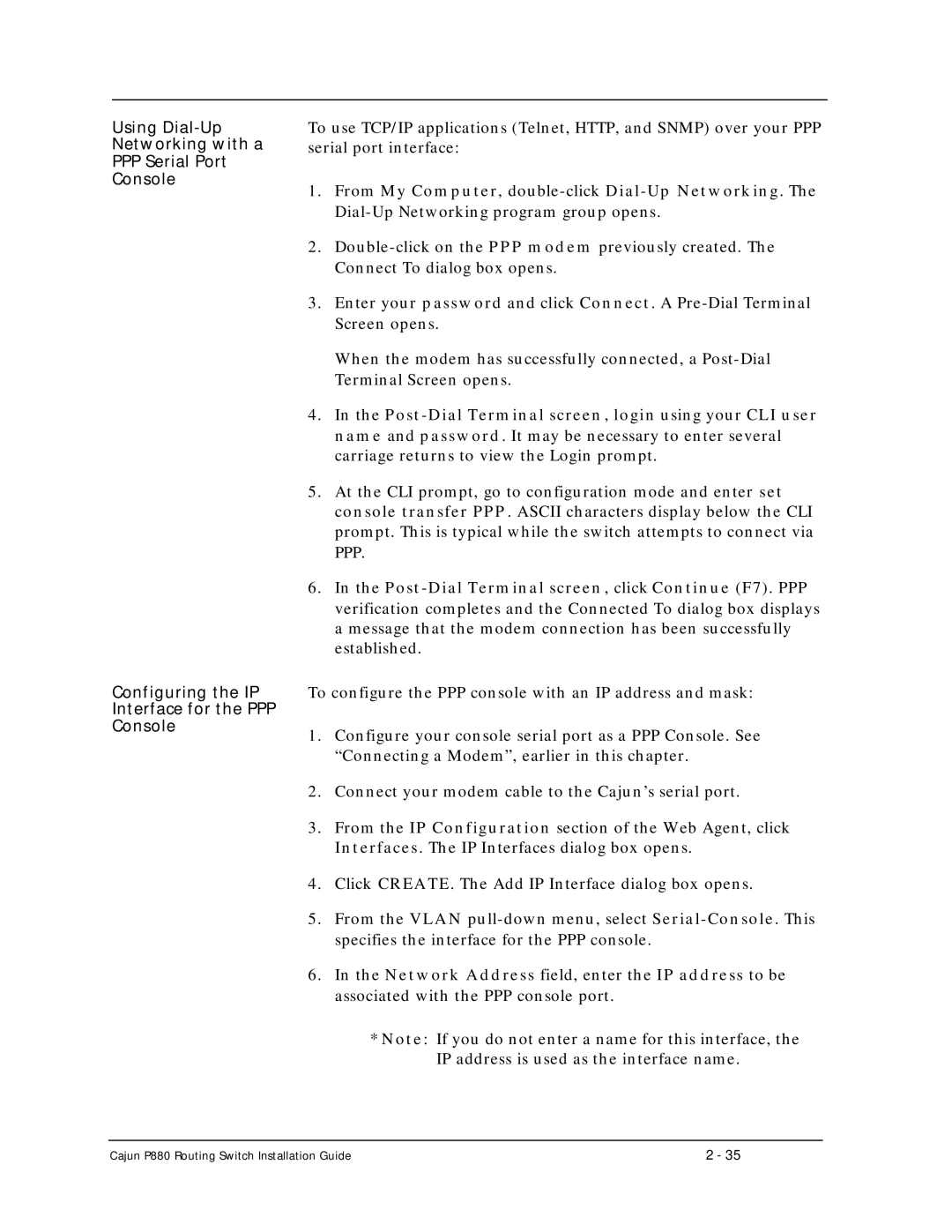 Motorola manual Cajun P880 Routing Switch Installation Guide 