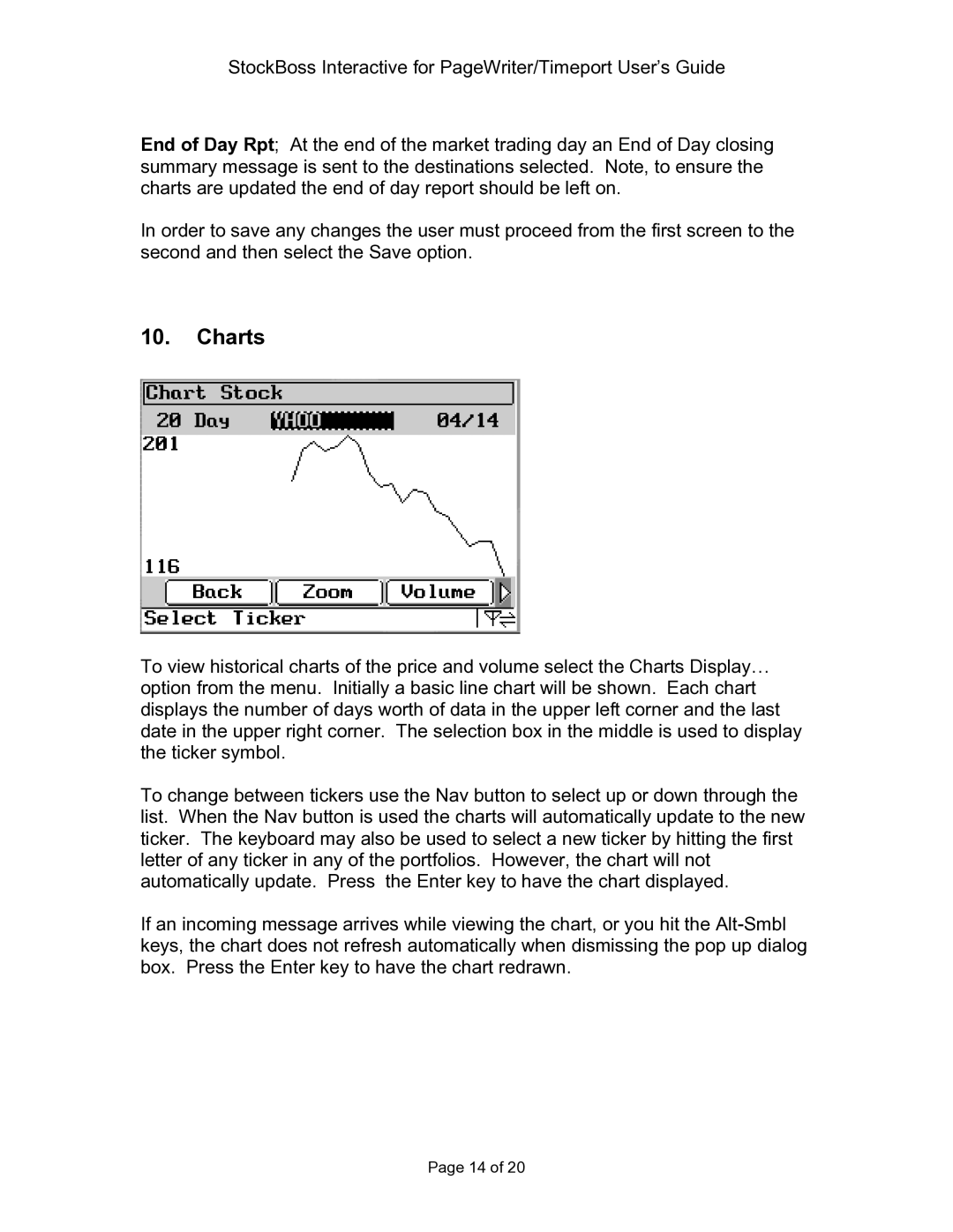 Motorola P930 Series manual Charts 