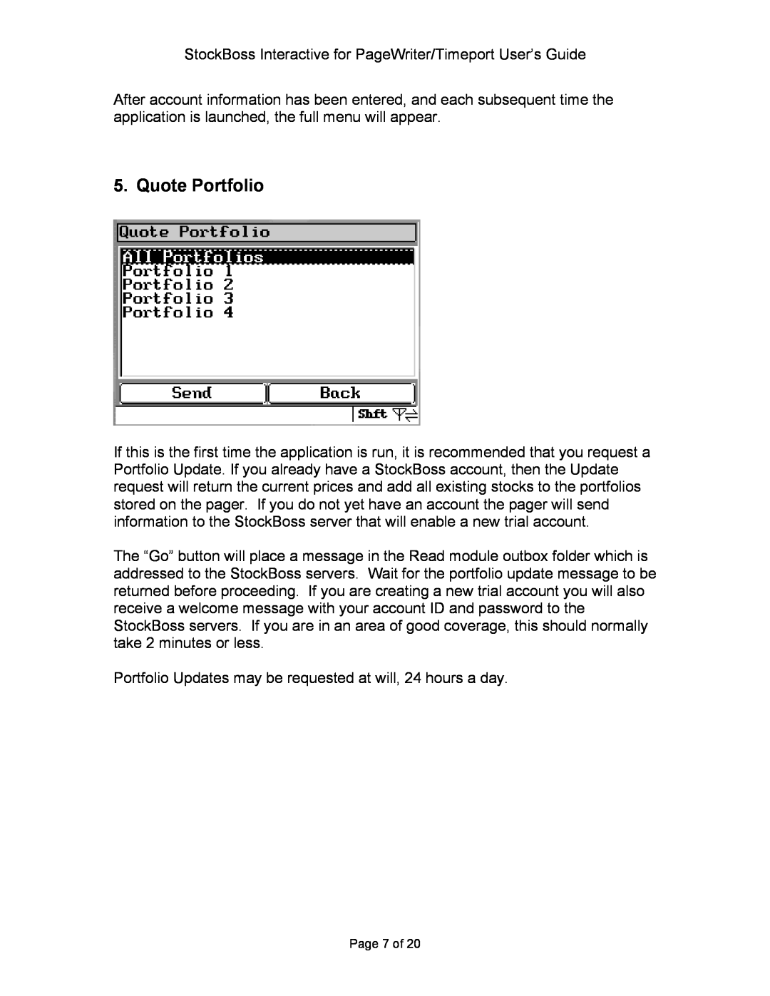 Motorola P930 Series manual Quote Portfolio, Page 7 of 