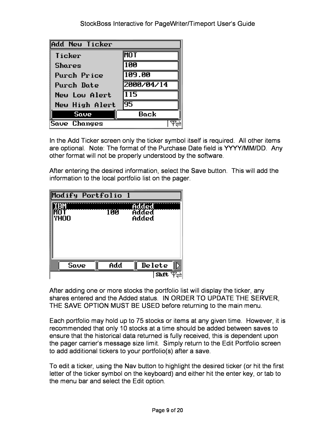 Motorola P930 Series manual Page 9 of 