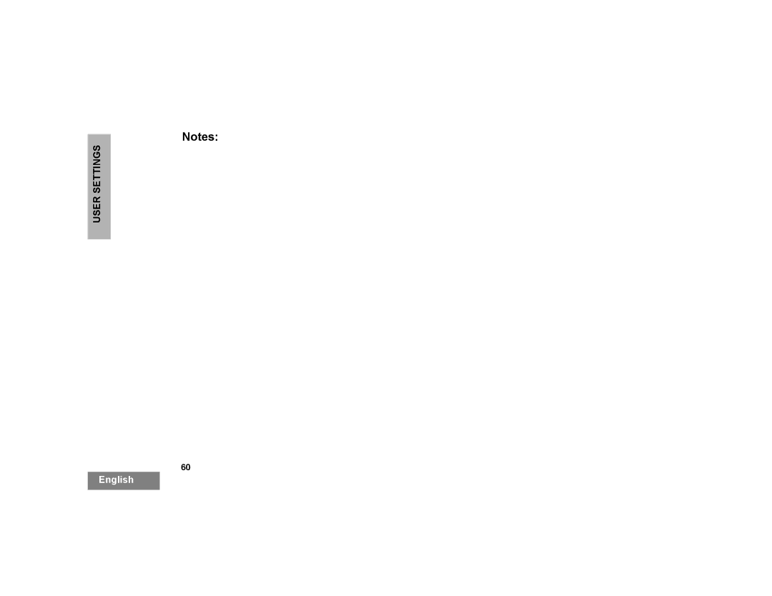 Motorola PM400 manual User Settings 