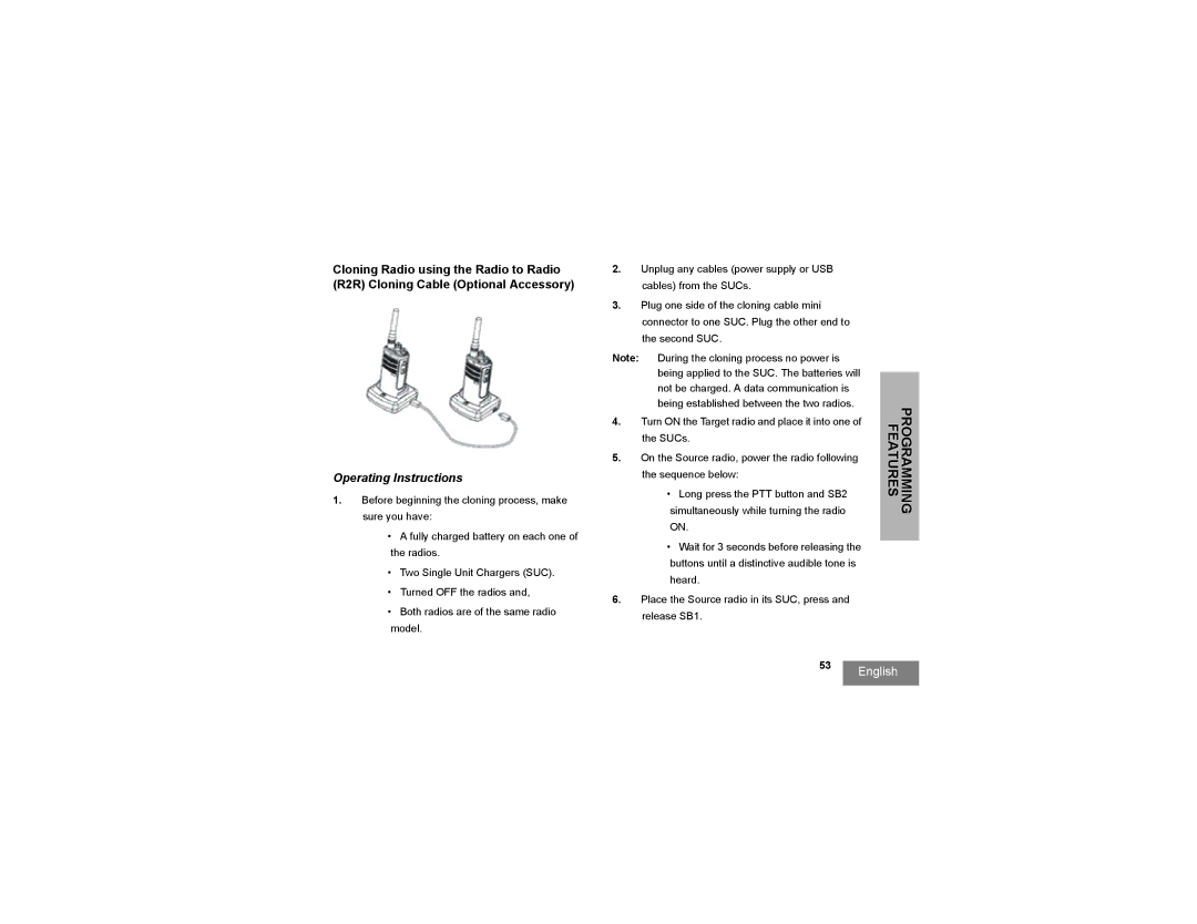 Motorola RDU4100, RDV5100, RDU2020, RDV2020 manual Operating Instructions 