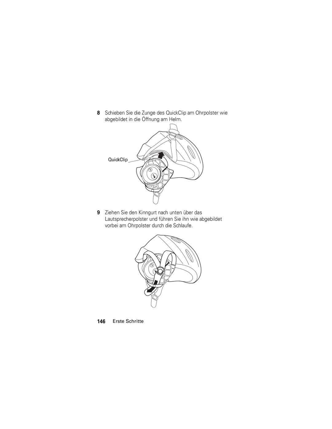 Motorola S805 manual QuickClip 