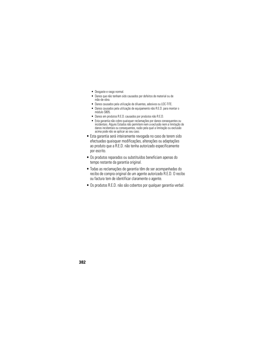 Motorola S805 manual 382 