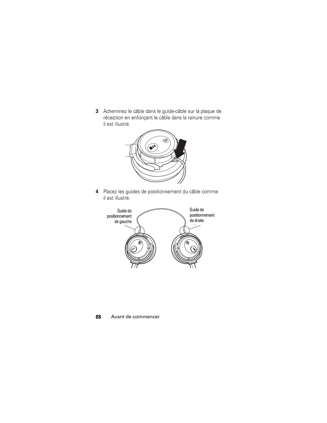 Motorola S805 manual Guide de 