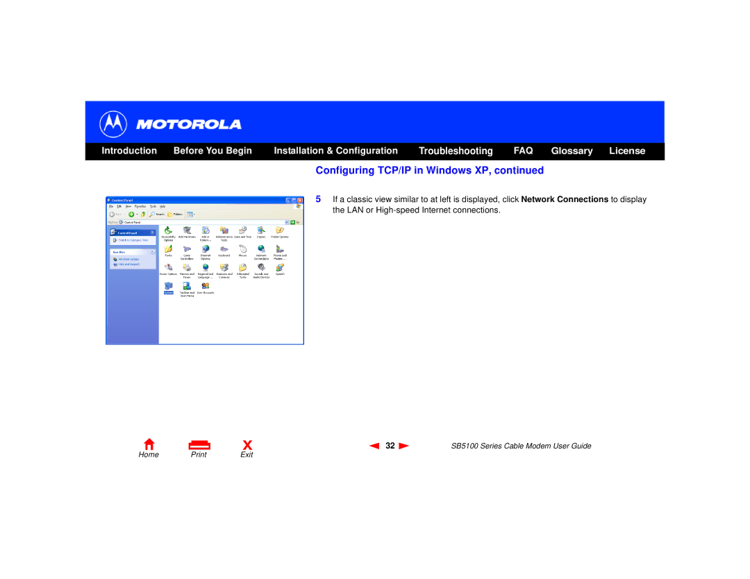 Motorola SB5100 Series, 505788-006-00 manual Glossary License 